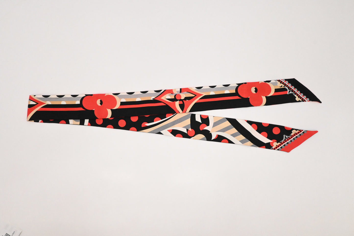 Louis Vuitton Bandeau BB Pop Monogram in Red and Black Silk
