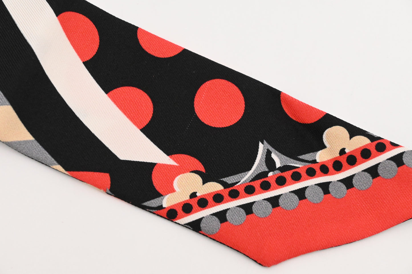 Louis Vuitton Bandeau BB Pop Monogram in Red and Black Silk