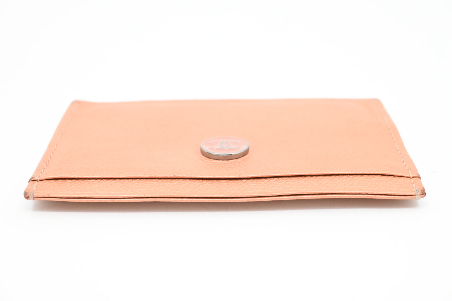 Chanel Card Holder in Pink Leather