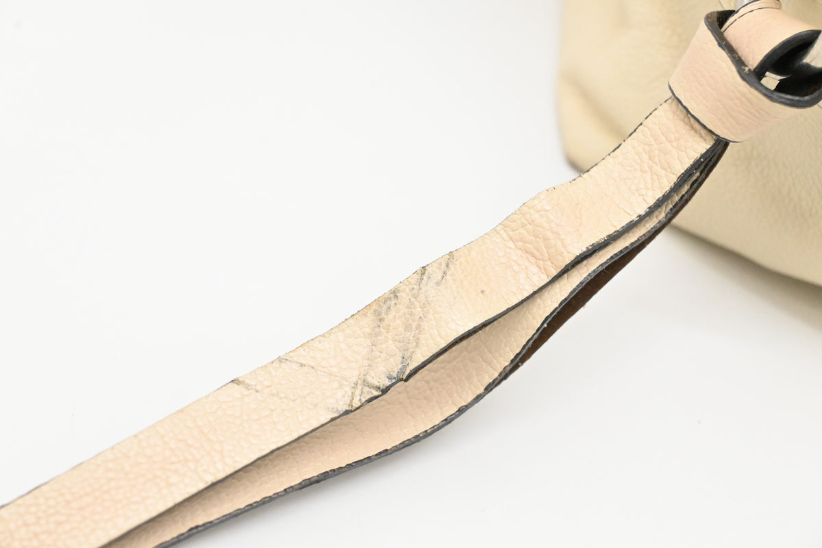 Chloe Kerala Shoulder Bag in Cream Leather