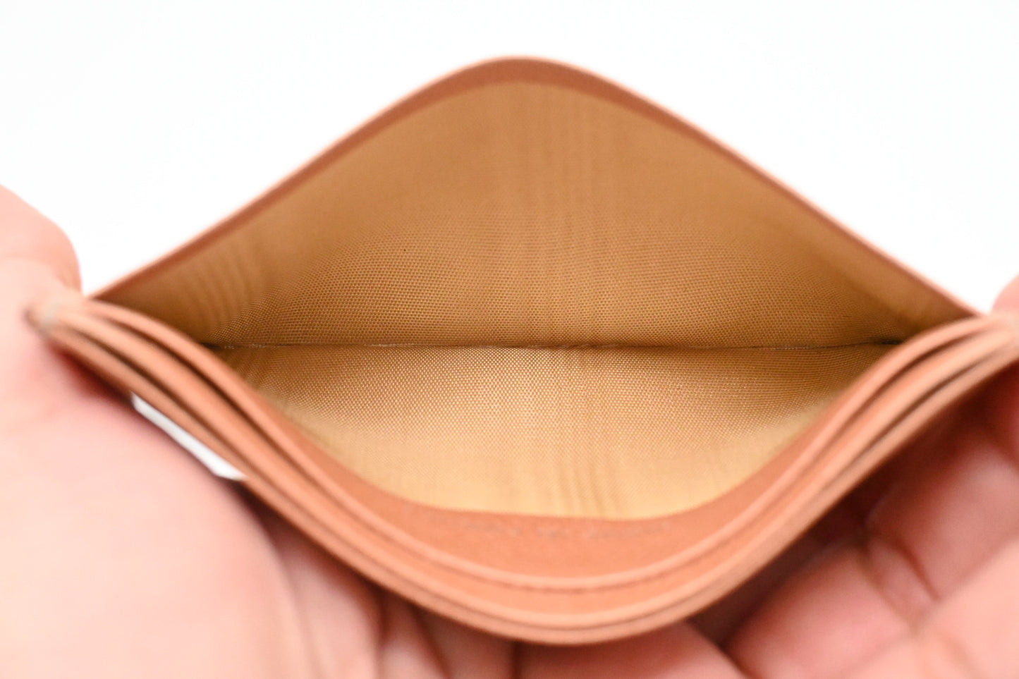 Chanel Card Holder in Pink Leather