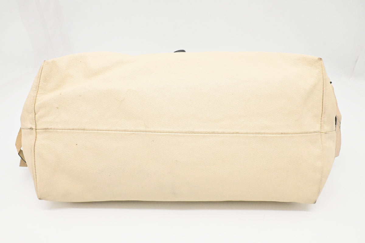 Chloe Kerala Shoulder Bag in Cream Leather