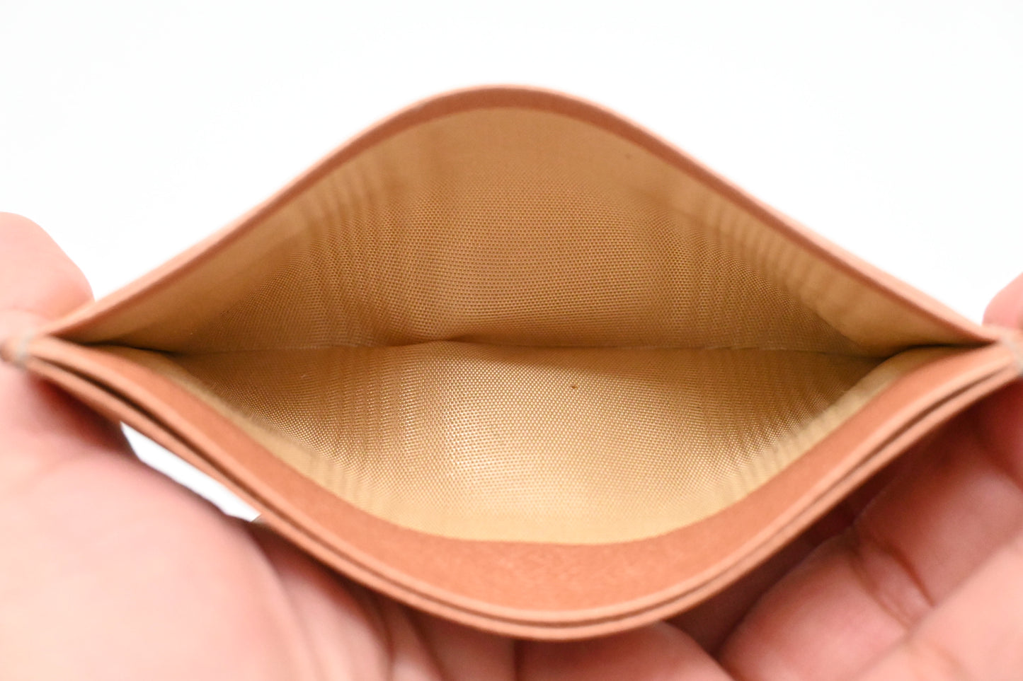 Chanel Card Holder in Pink Leather