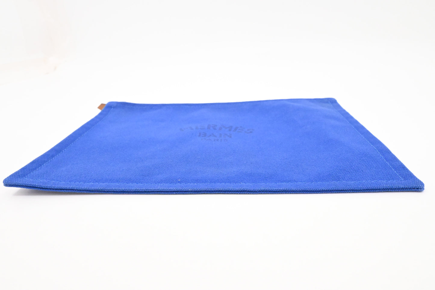 Hermes Yachting Pouch in Blue Canvas