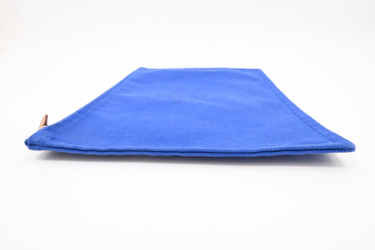 Hermes Yachting Pouch in Blue Canvas