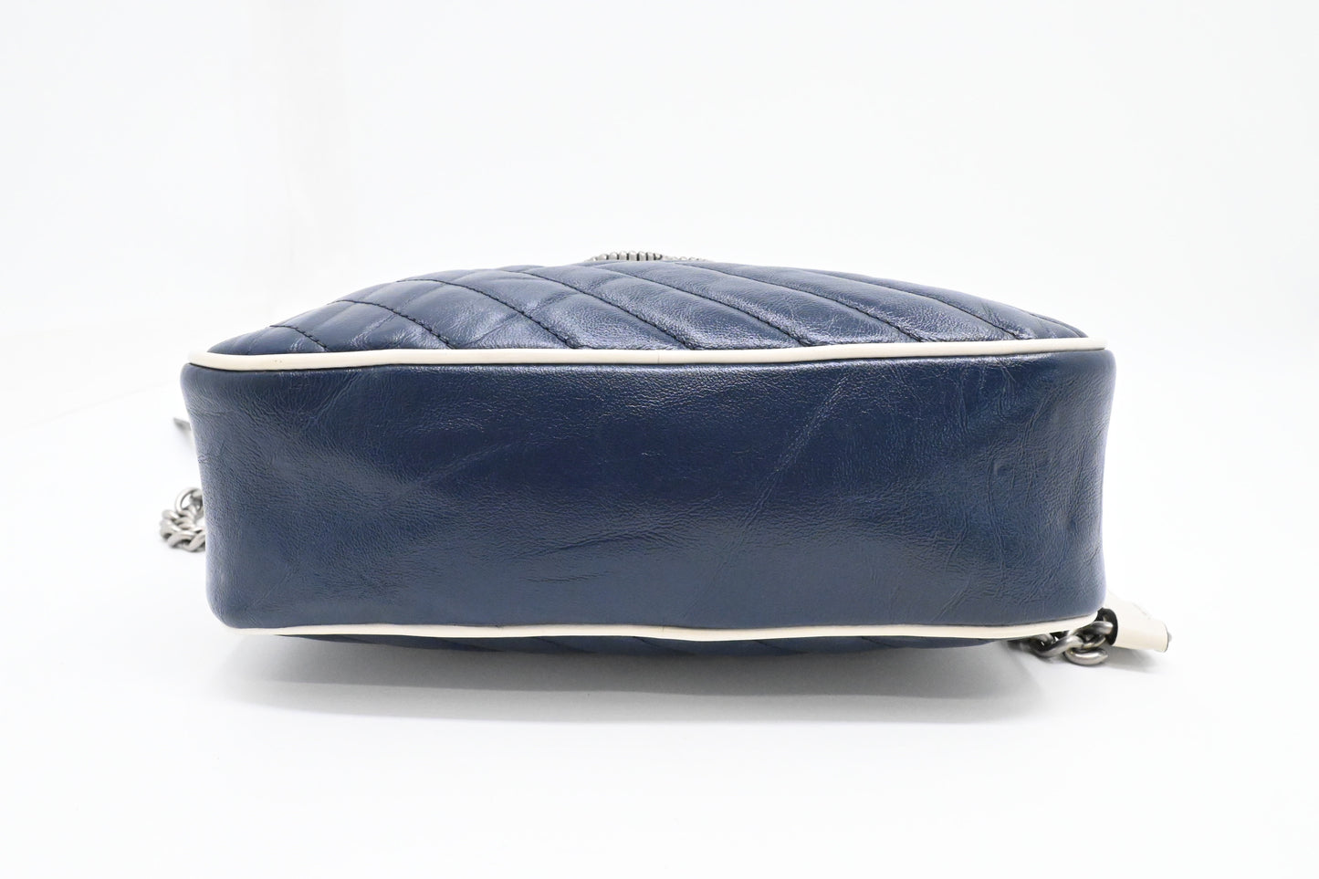 Gucci Marmont Crossbody in Navy Blue Leather