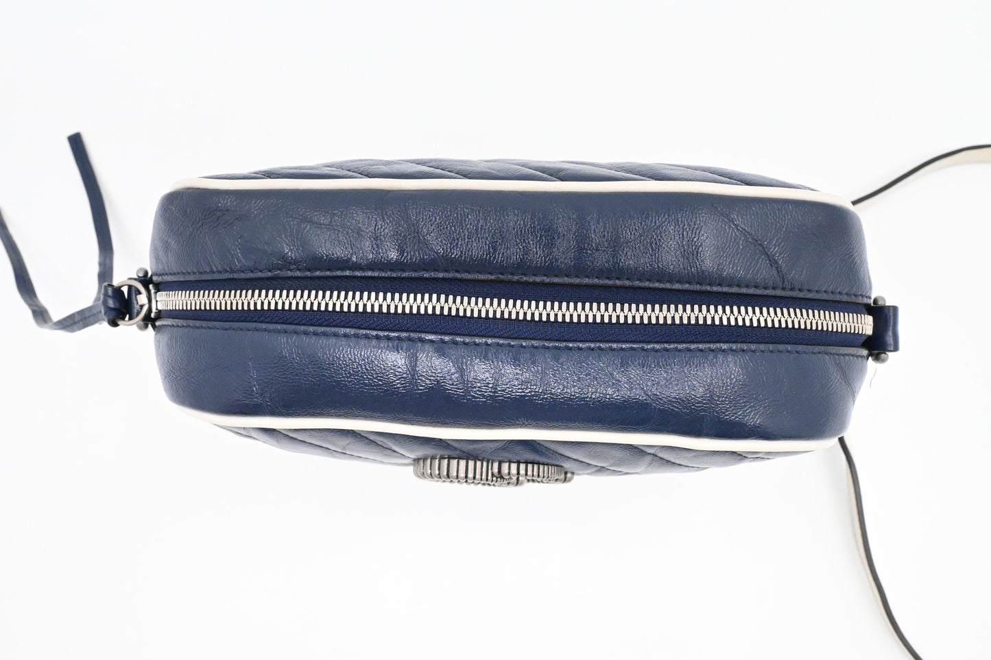 Gucci Marmont Crossbody in Navy Blue Leather