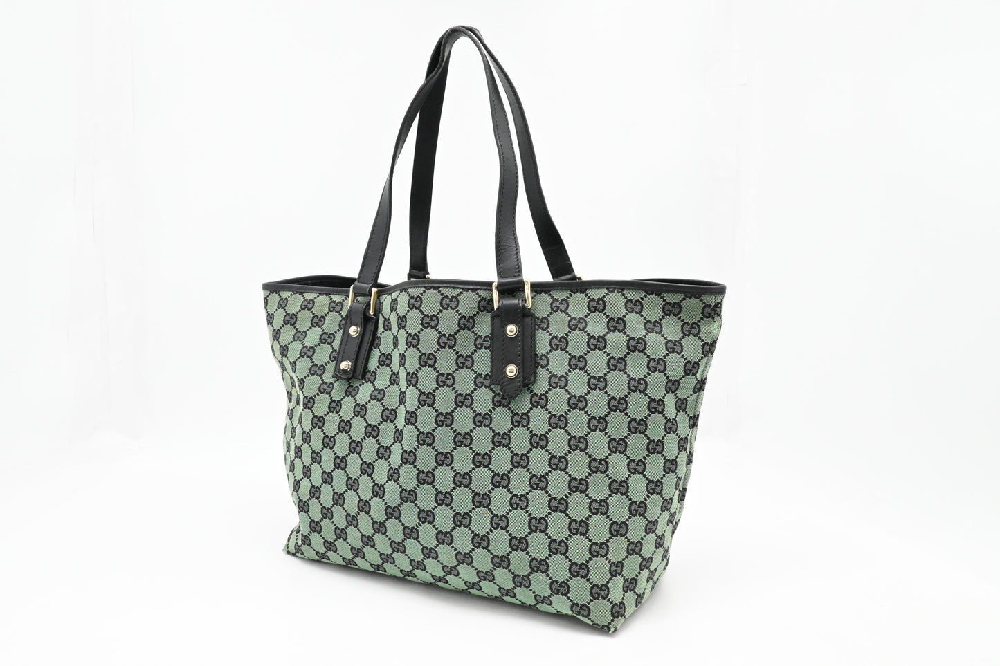Gucci Shoulder Bag in Green GG Canvas