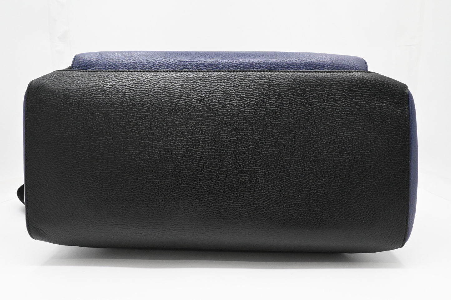 Gucci Cosmopolis Travel Bag in Black & Blue Leather