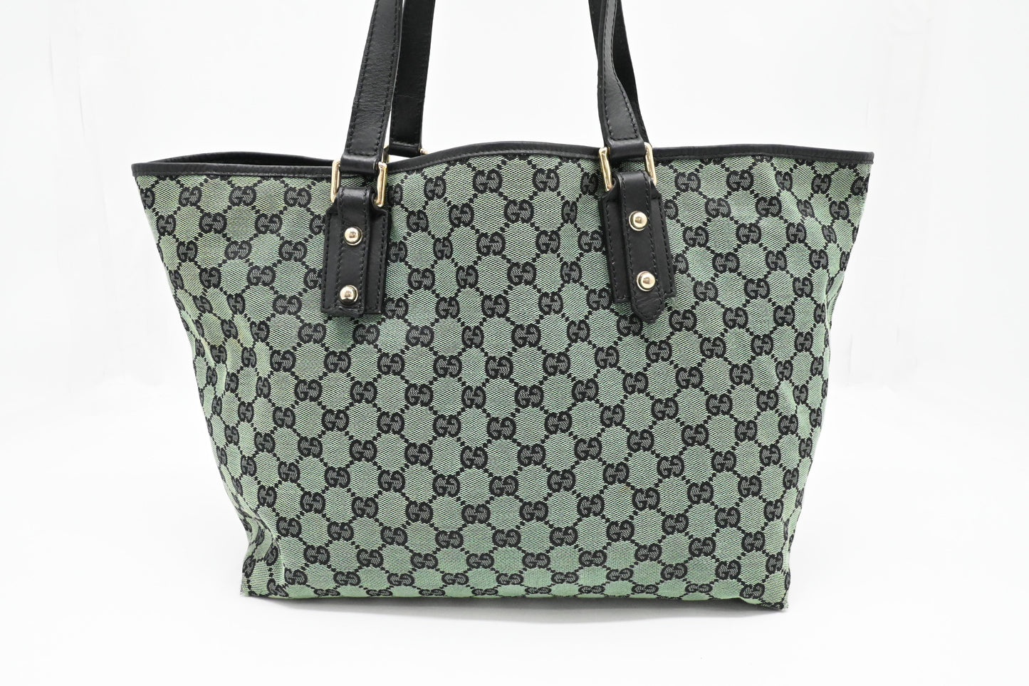 Gucci Shoulder Bag in Green GG Canvas