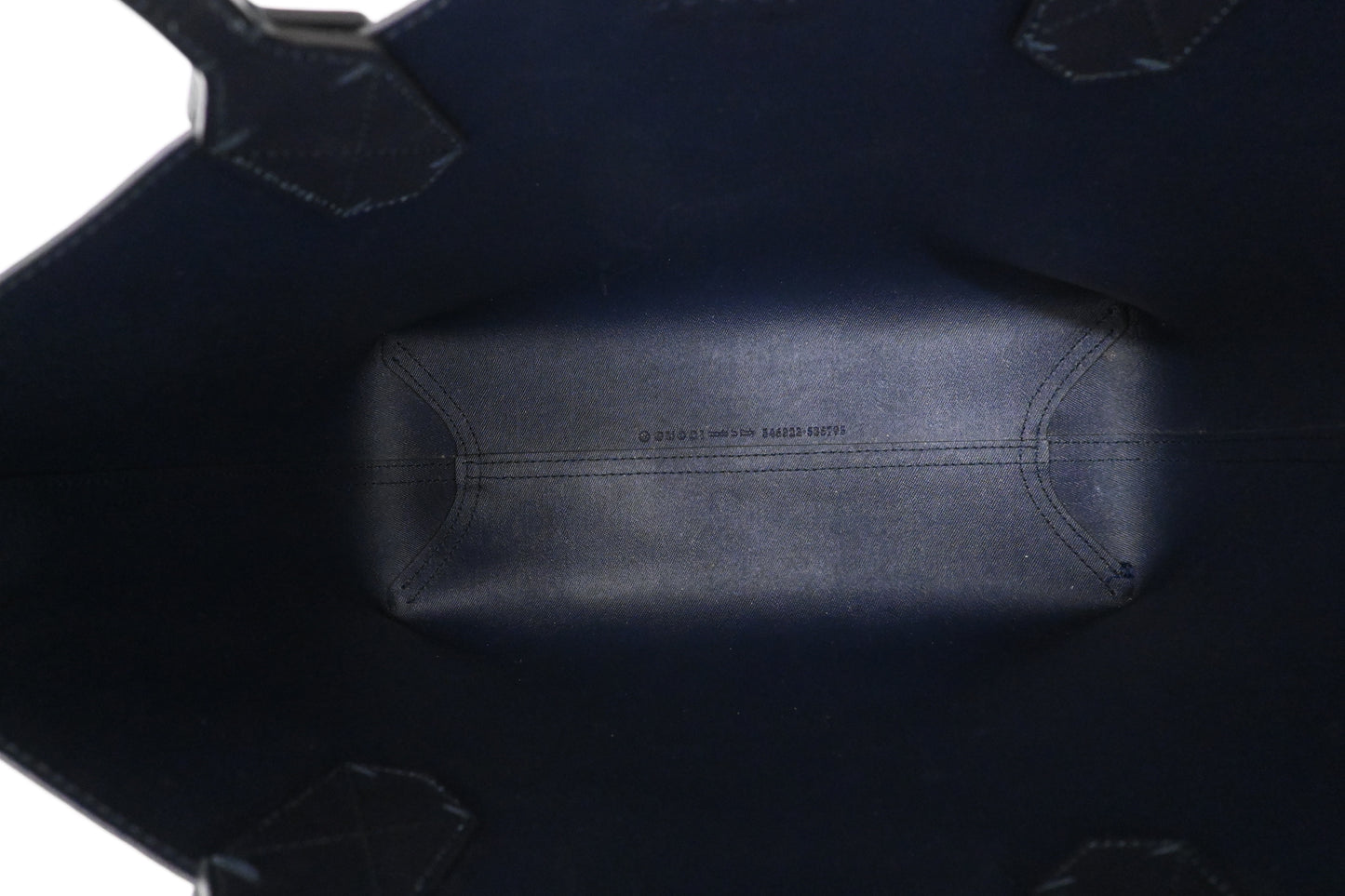 Gucci Small Tote in Blue Blooms GG Supreme Canvas