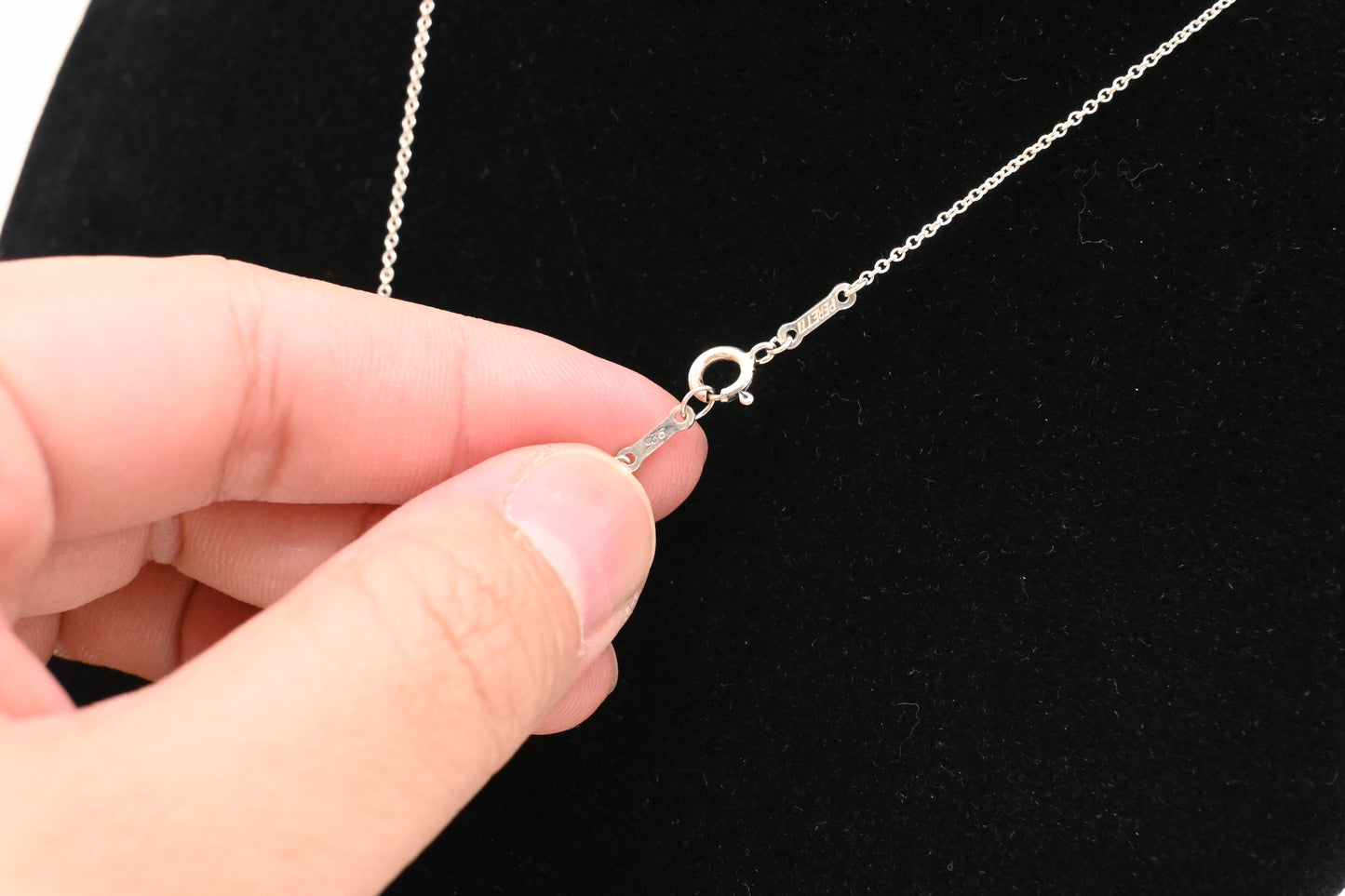 Tiffany & Co. Open Heart Necklace in Sterling Silver