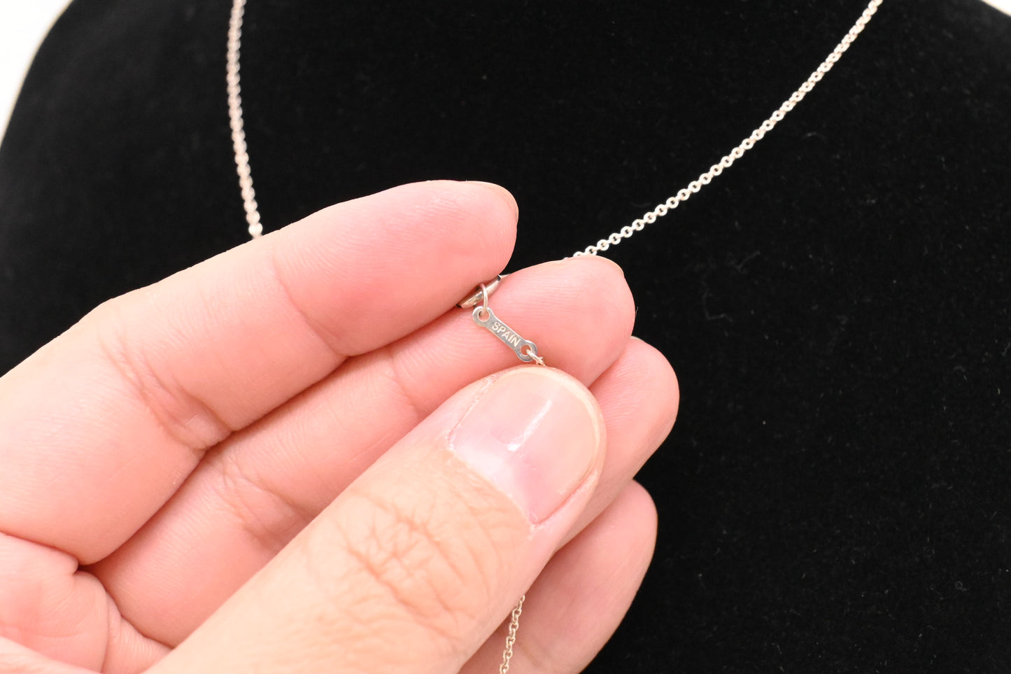 Tiffany & Co. Open Heart Necklace in Sterling Silver