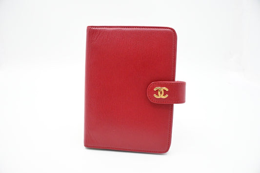 Chanel Agenda in Red Leather