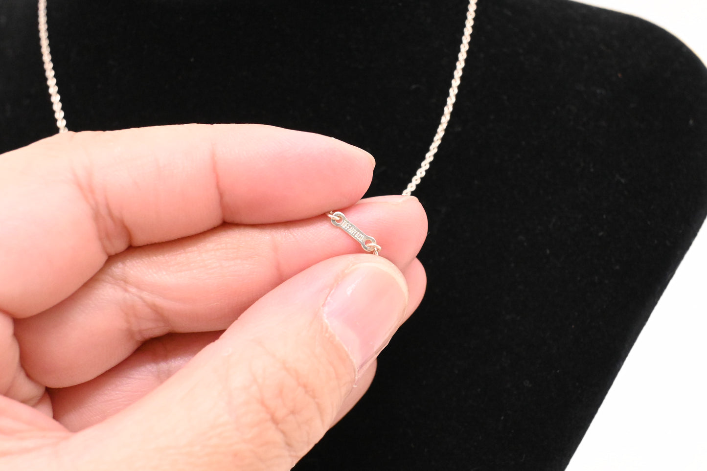 Tiffany & Co. Open Heart Necklace in Sterling Silver