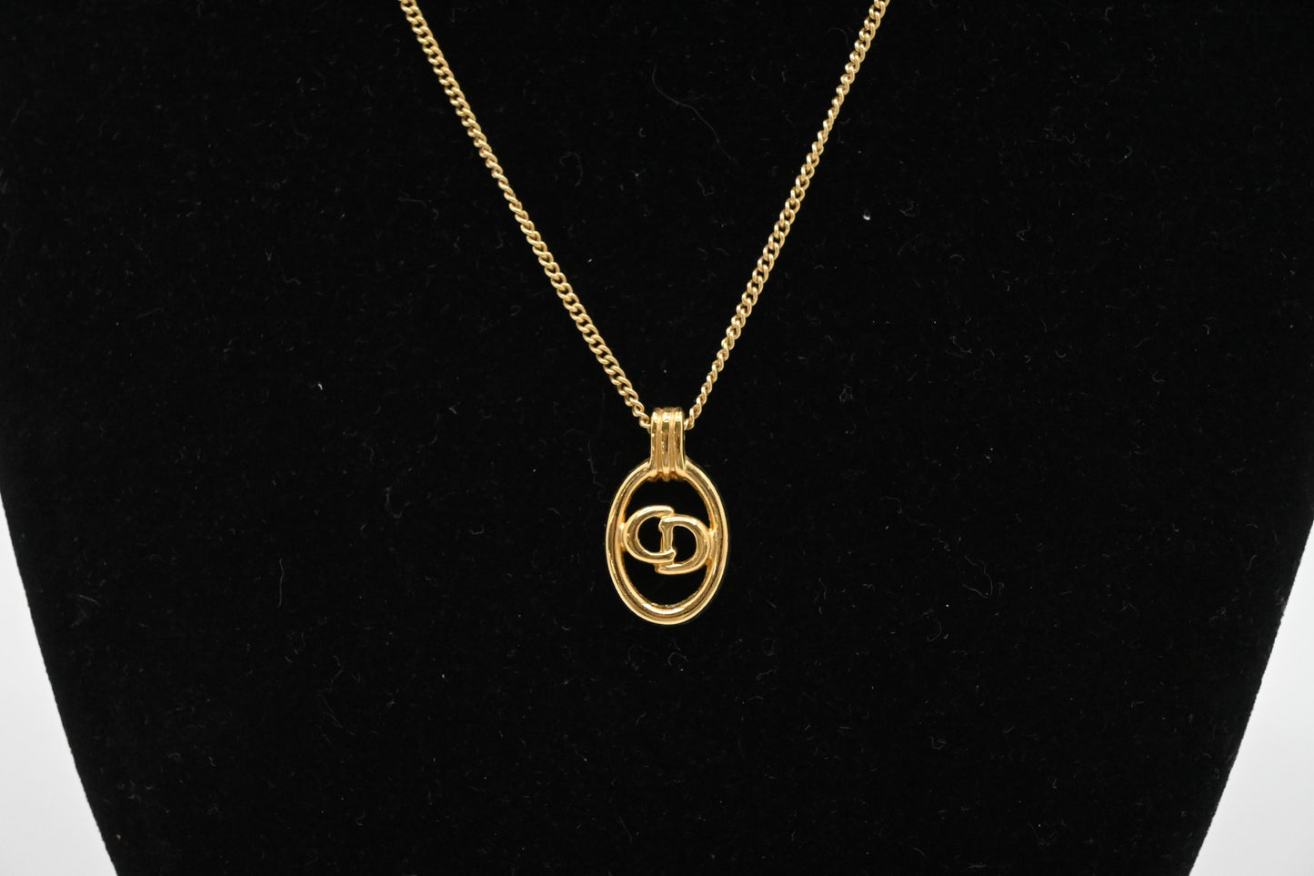 Dior Circled Initials Necklace