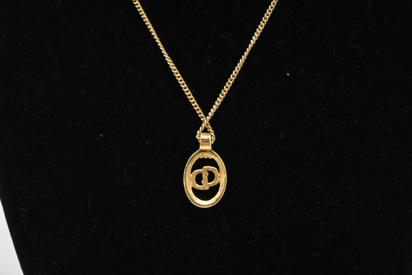 Dior Circled Initials Necklace