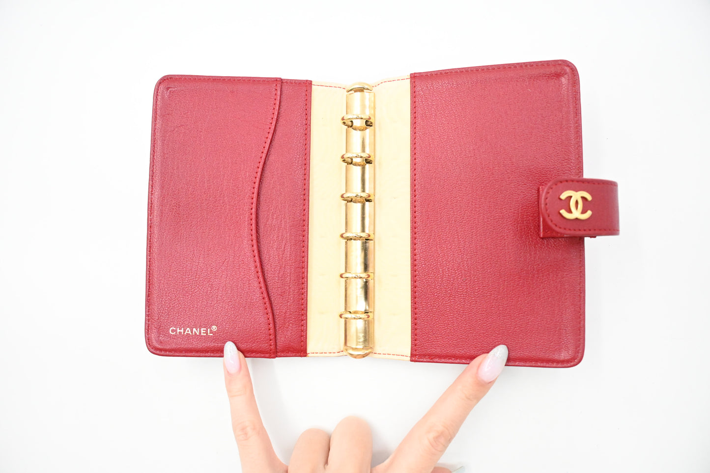 Chanel Agenda in Red Leather