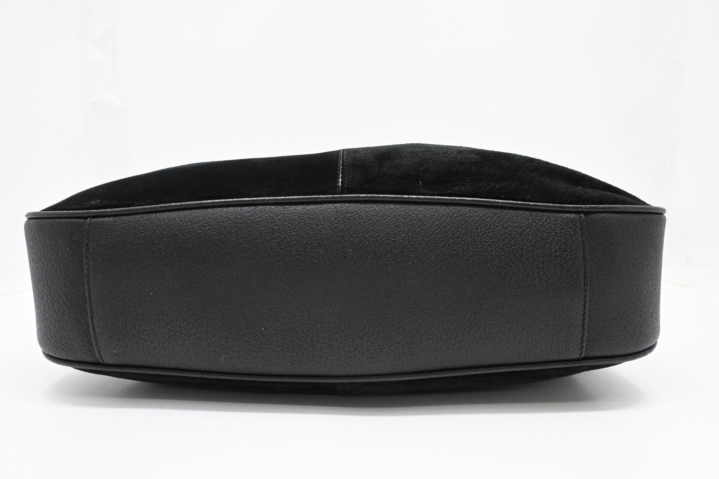 Gucci Bamboo Hobo Bag in Black Suede