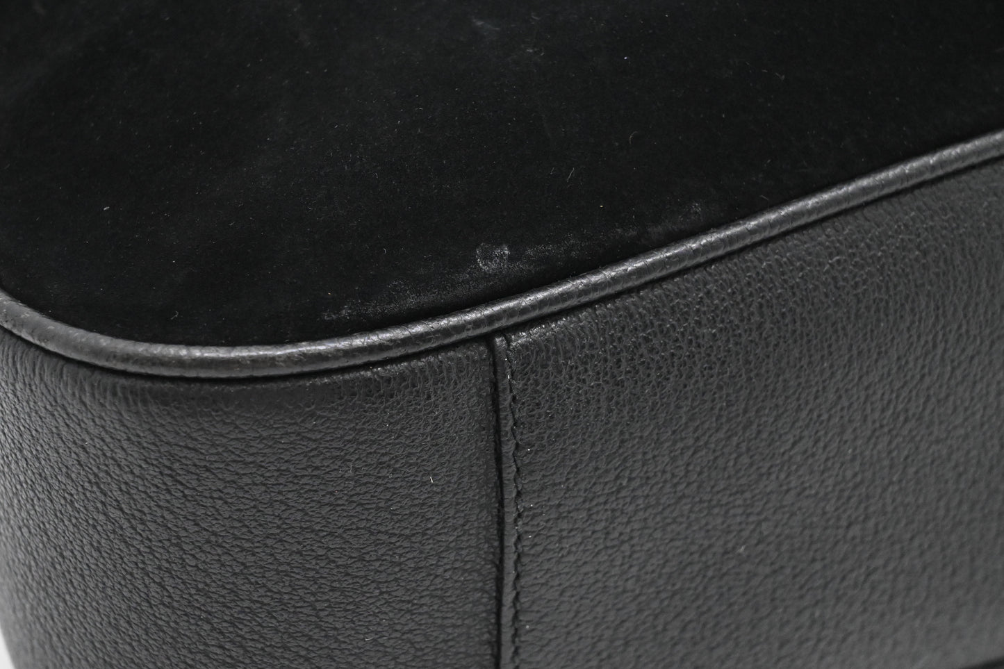 Gucci Bamboo Hobo Bag in Black Suede