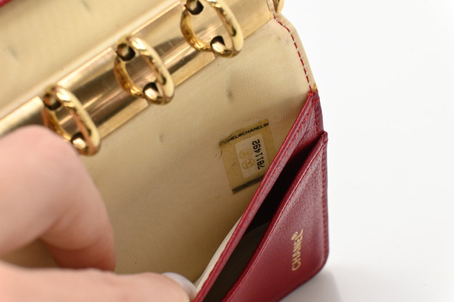 Chanel Agenda in Red Leather