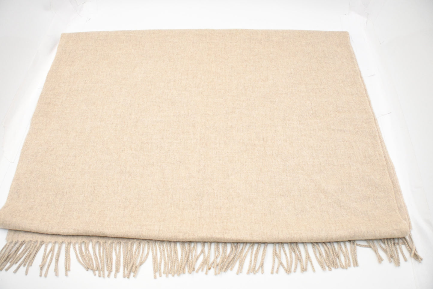 Chanel Shawl in Beige Cashmere