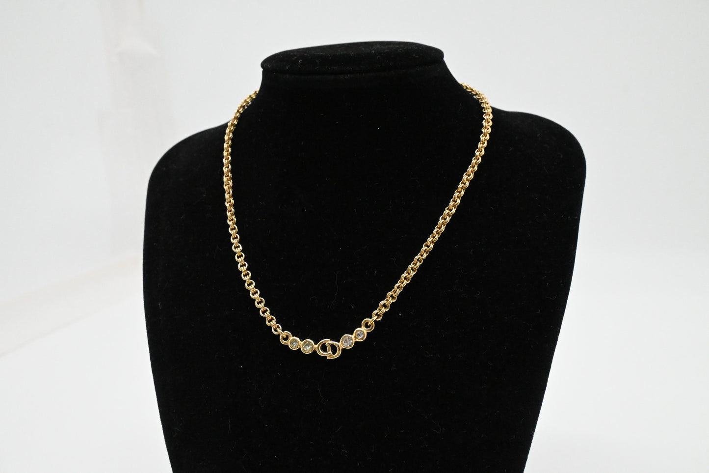 Dior Initials and Stones Necklace