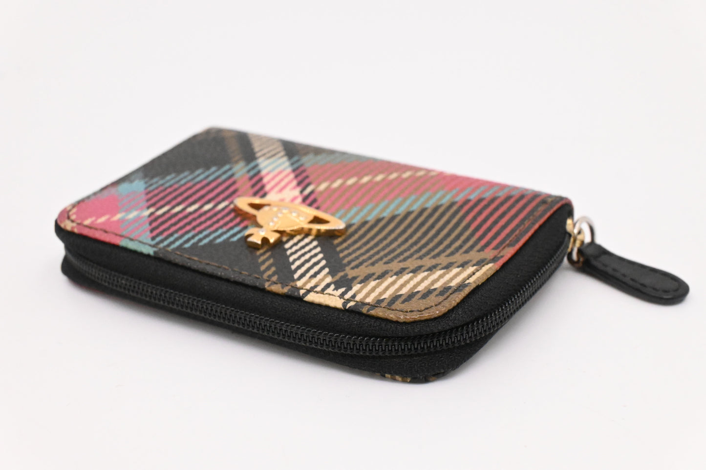 Vivienne Westwood Coin Case in Coated Canvas