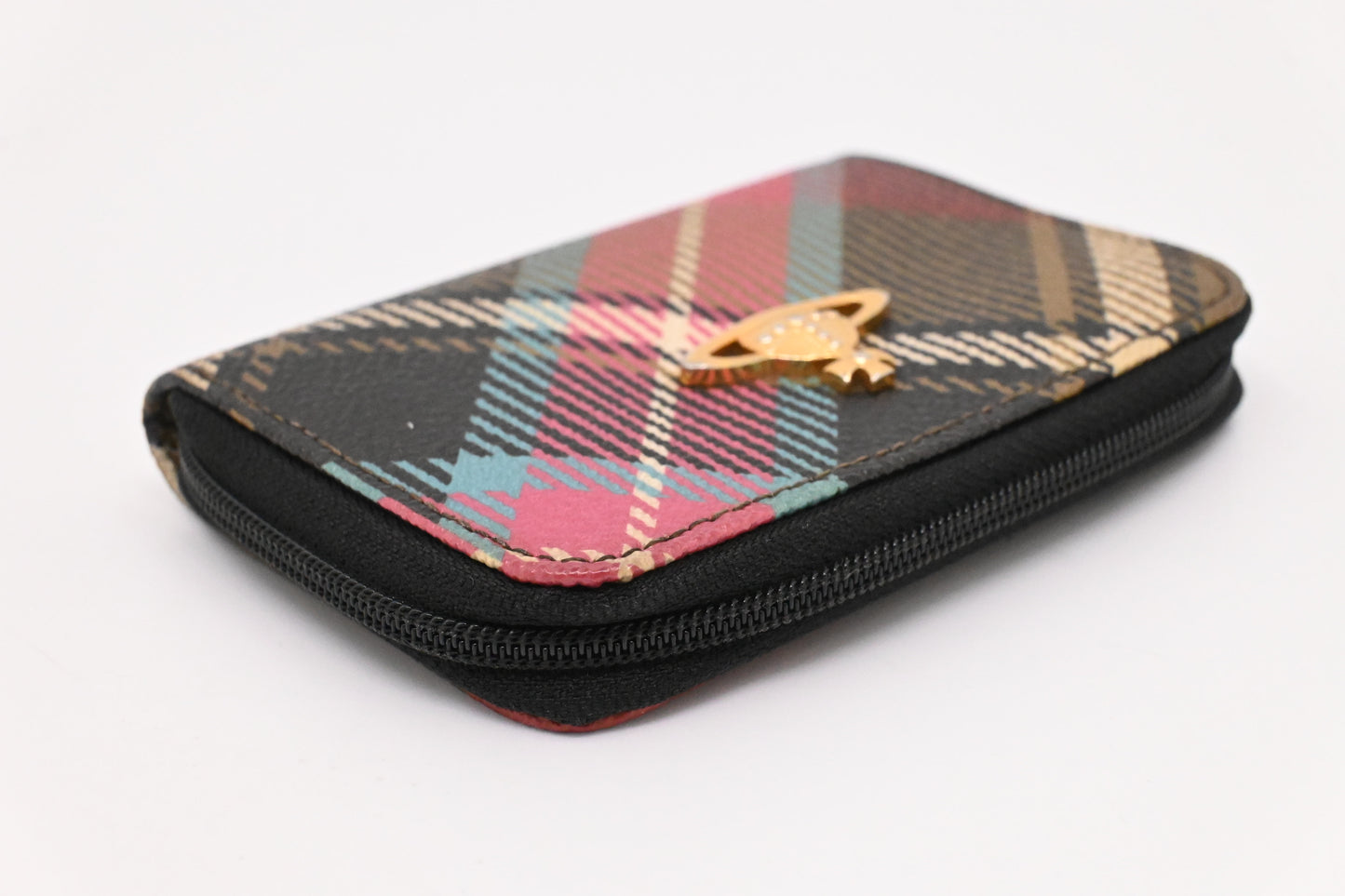 Vivienne Westwood Coin Case in Coated Canvas