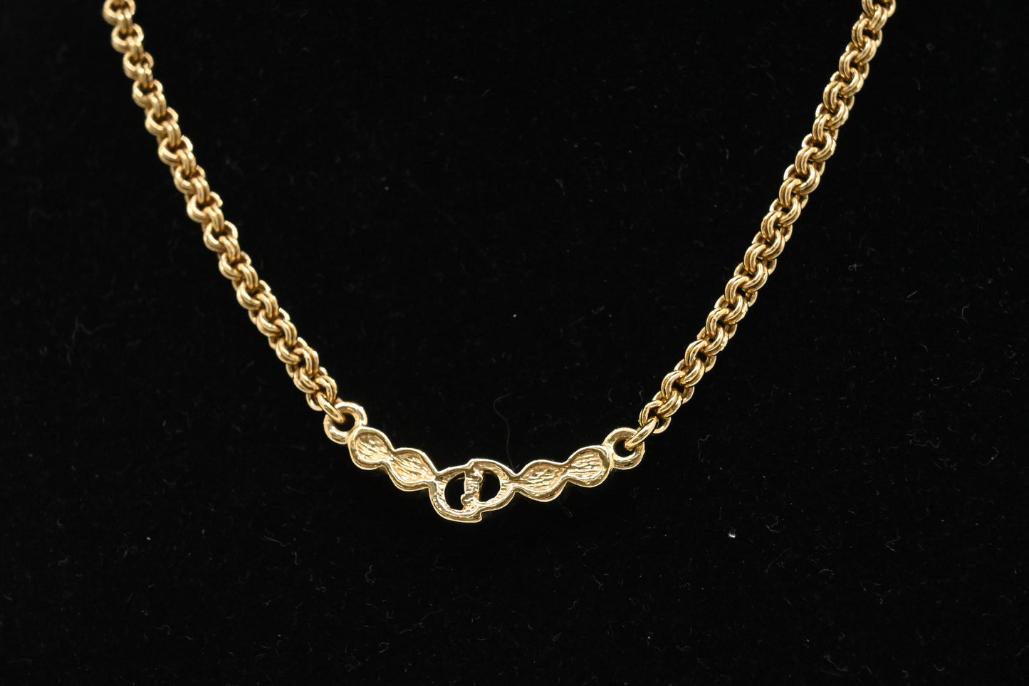 Dior Initials and Stones Necklace