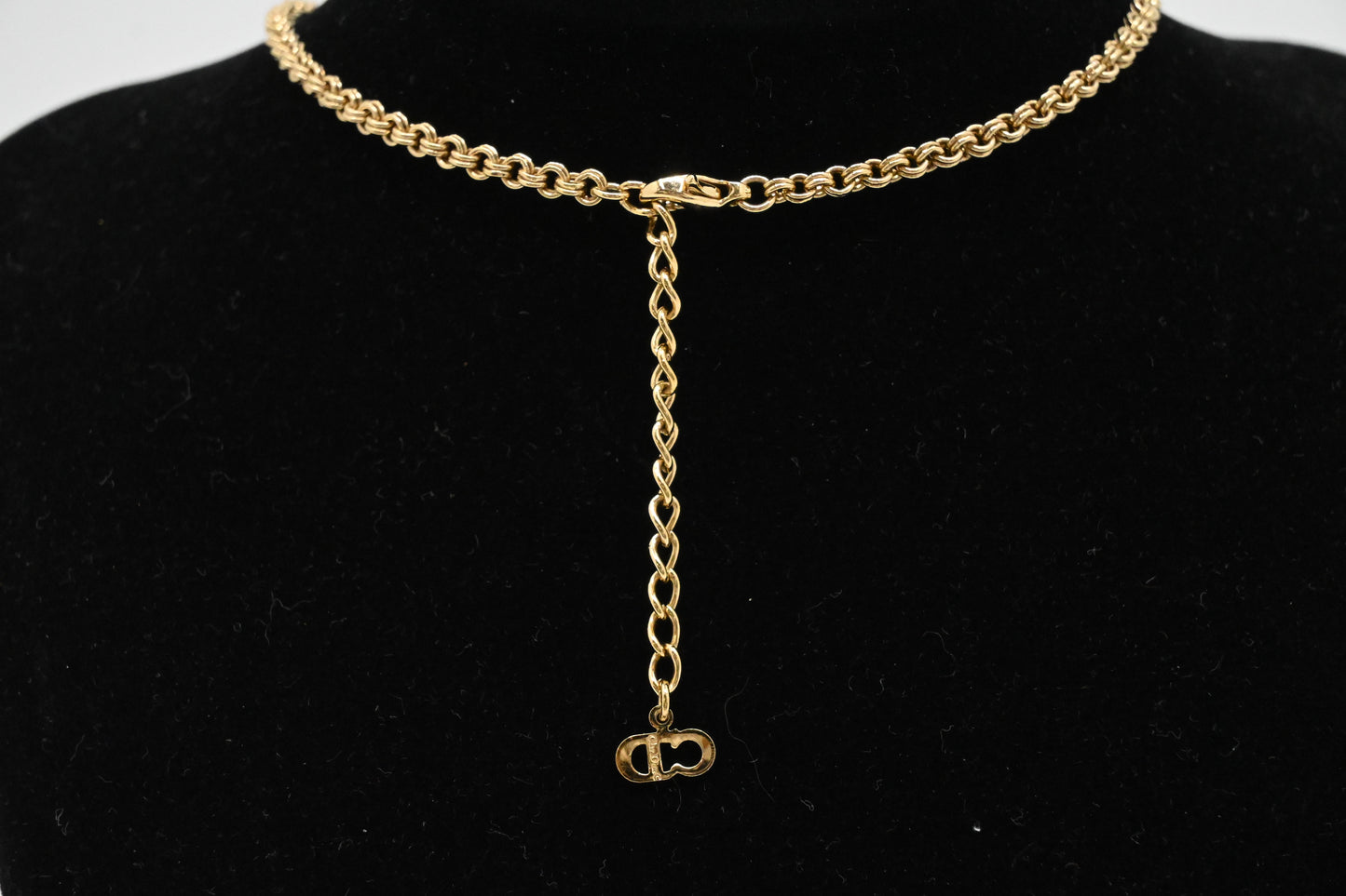 Dior Initials and Stones Necklace