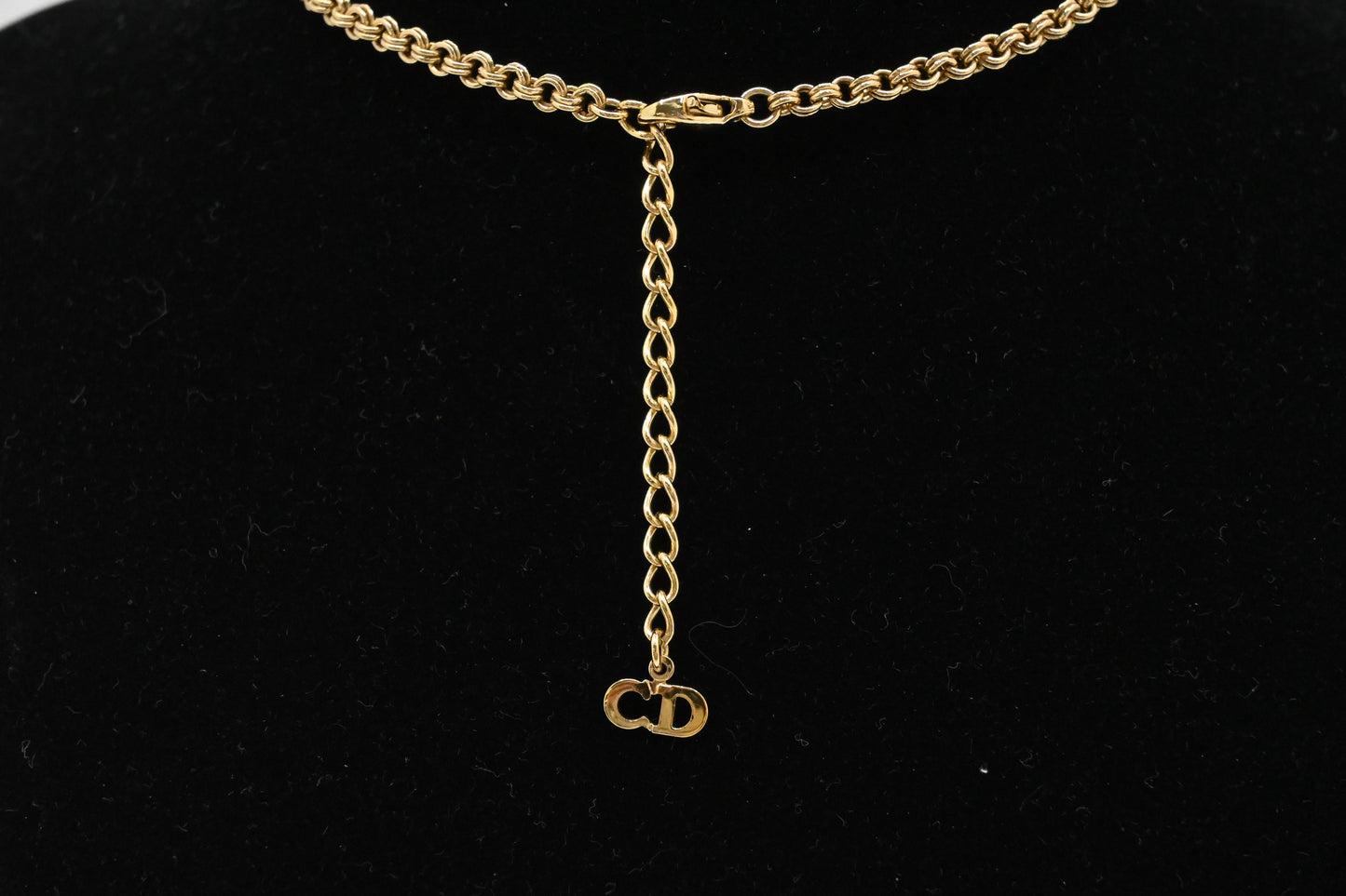 Dior Initials and Stones Necklace