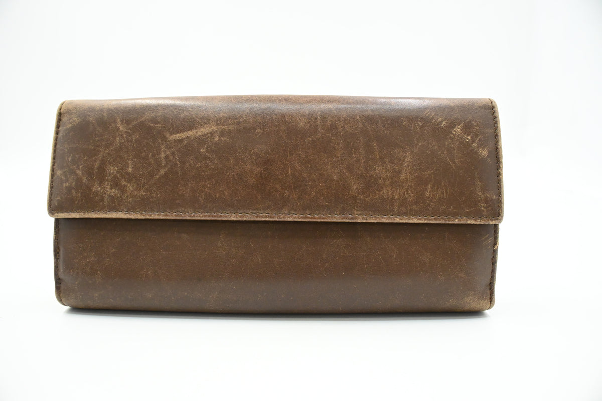 Gucci Long Wallet in Brown leather