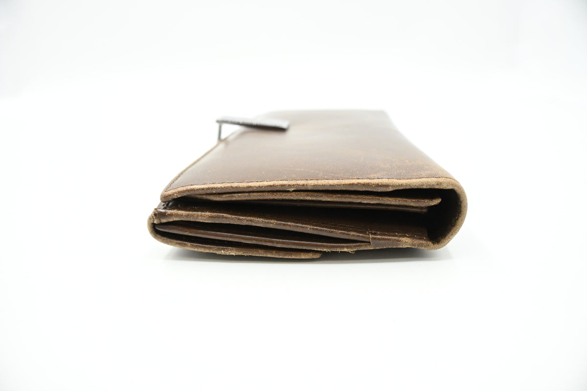 Gucci Long Wallet in Brown leather