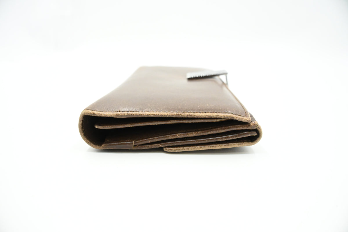 Gucci Long Wallet in Brown leather
