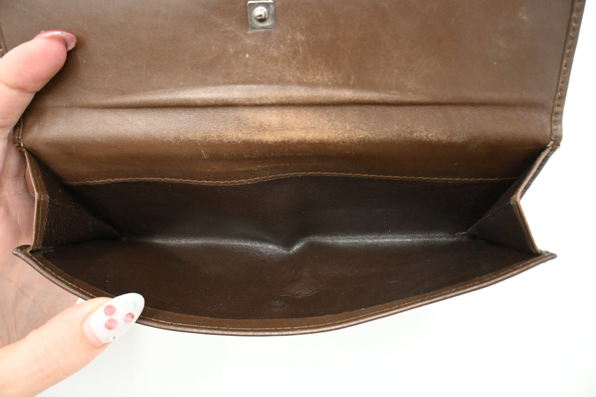 Gucci Long Wallet in Brown leather