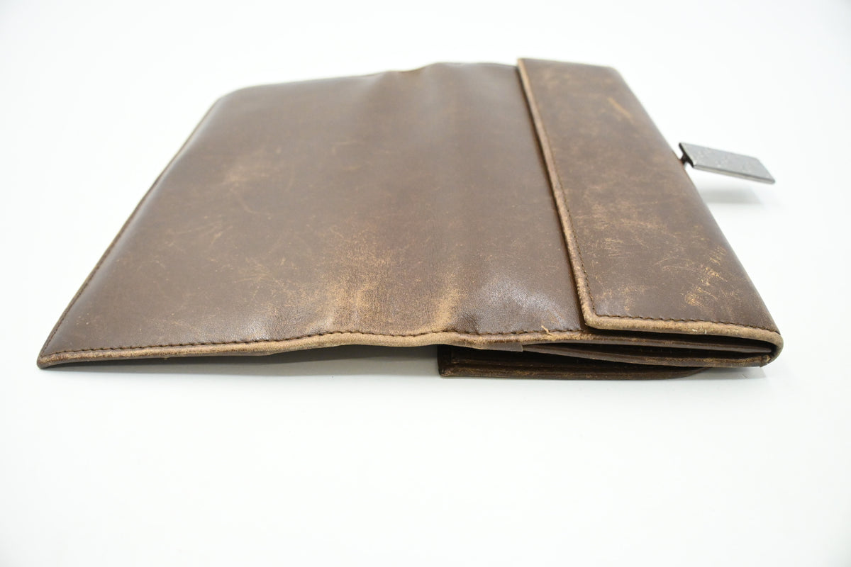 Gucci Long Wallet in Brown leather