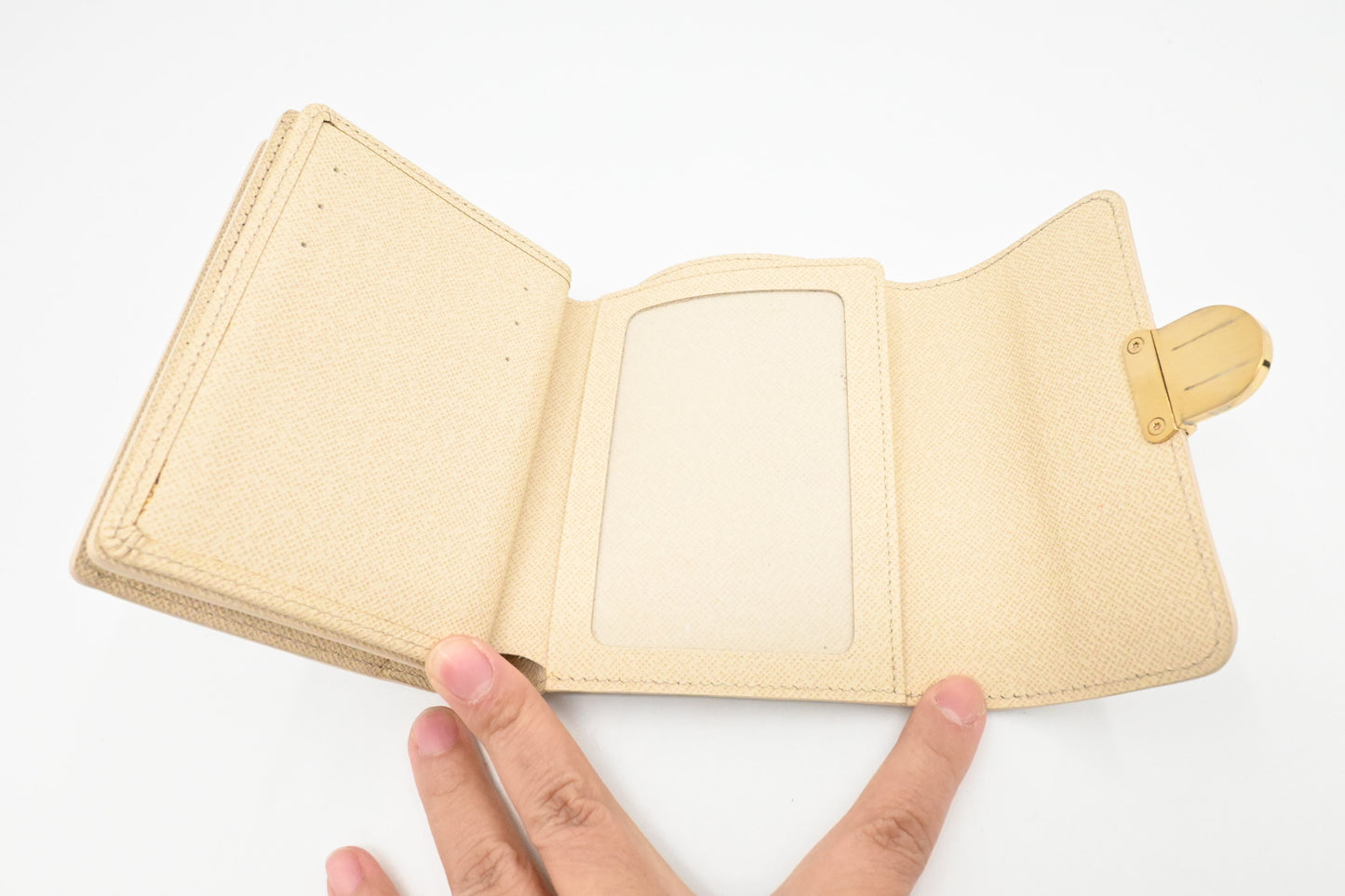 Louis Vuitton Joey Wallet in Damier Azur Canvas