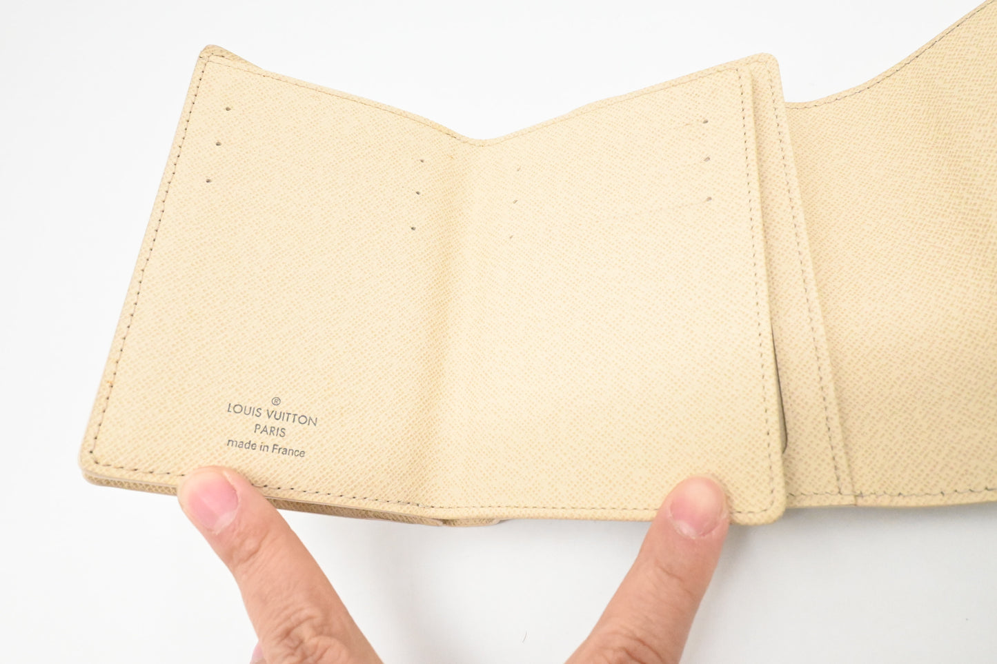 Louis Vuitton Joey Wallet in Damier Azur Canvas
