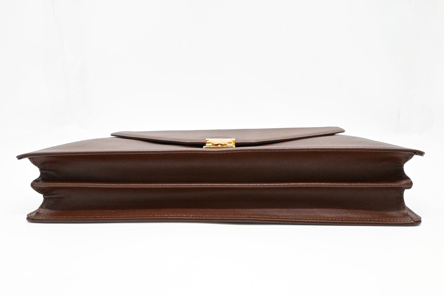 YSL Saint Laurent Business Bag in Brown Leather