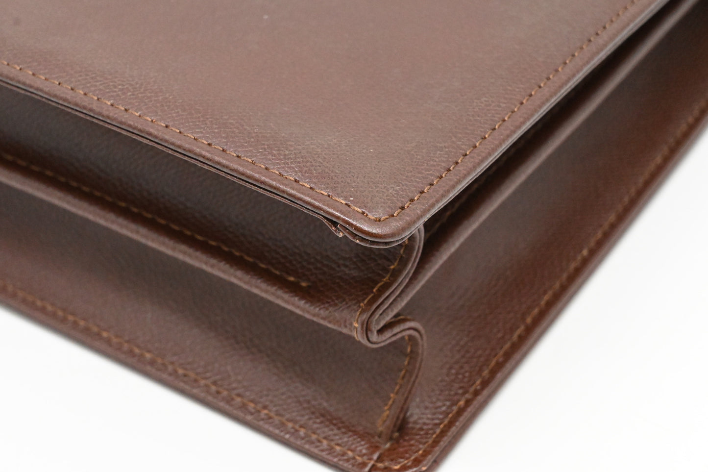 YSL Saint Laurent Business Bag in Brown Leather