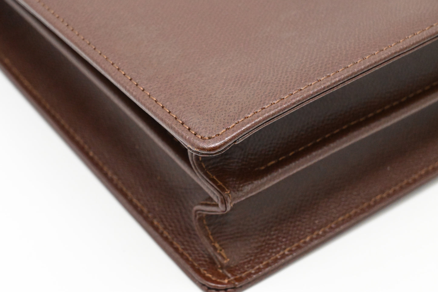 YSL Saint Laurent Business Bag in Brown Leather