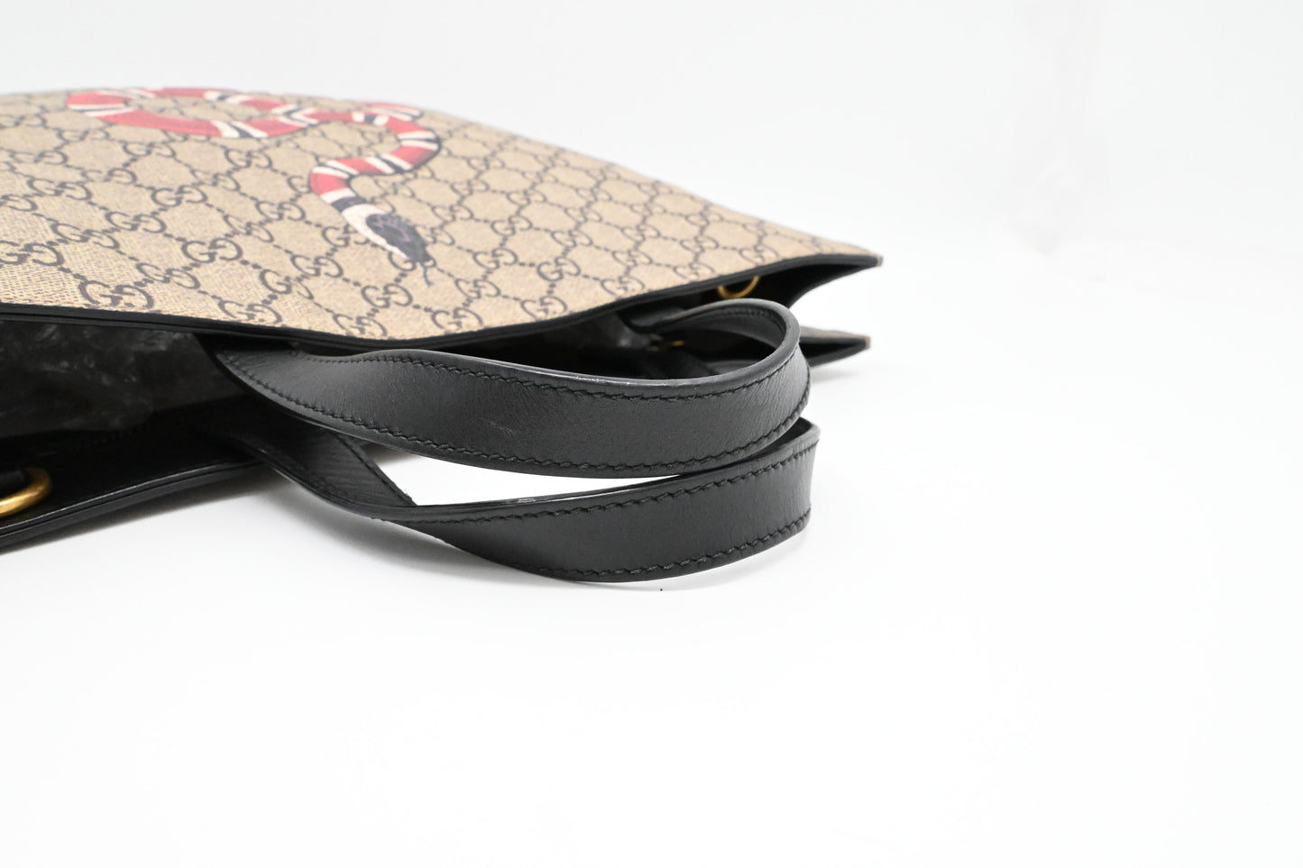 Gucci Kingsnake Handbag in GG Supreme Canvas