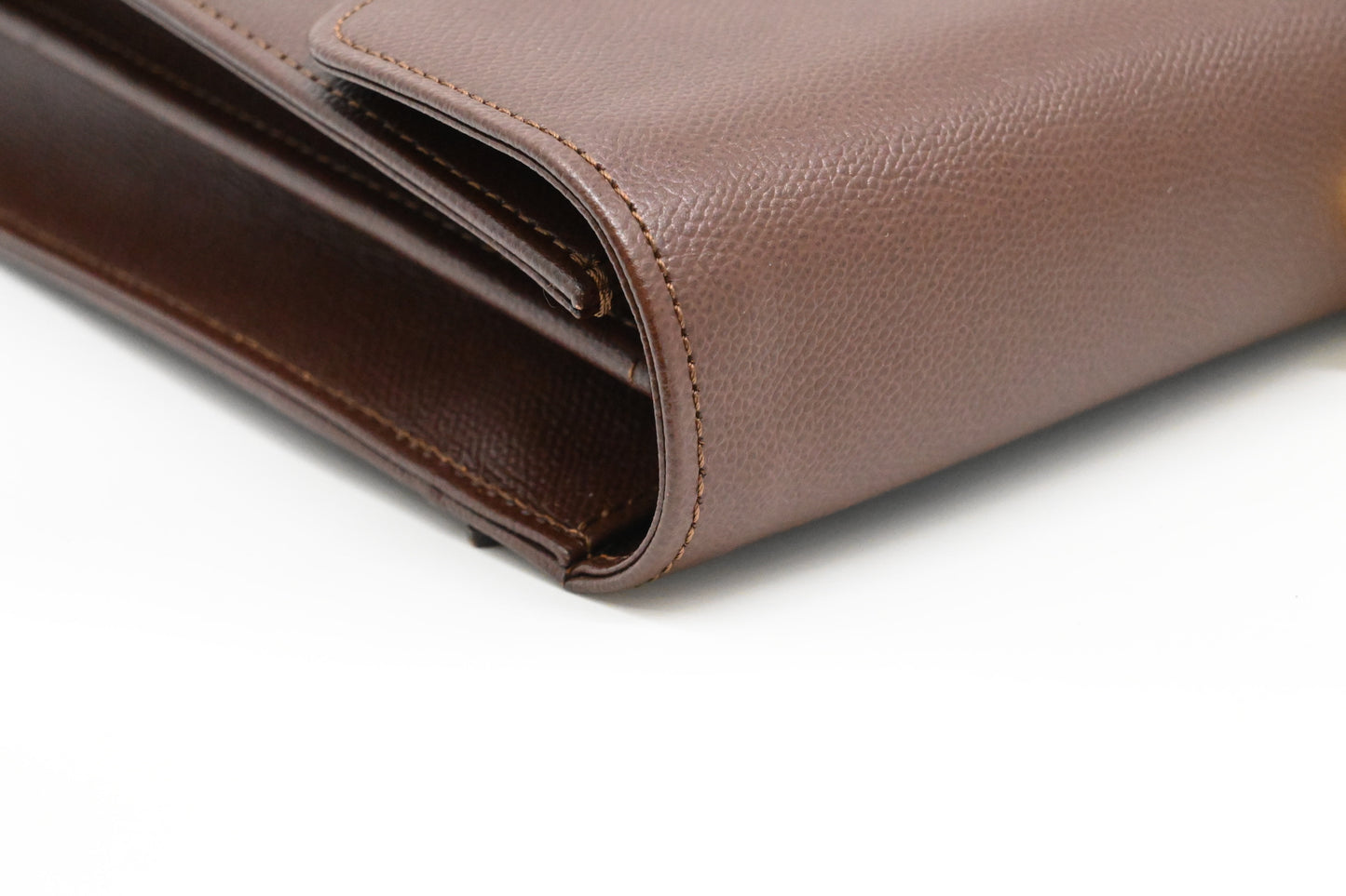 YSL Saint Laurent Business Bag in Brown Leather
