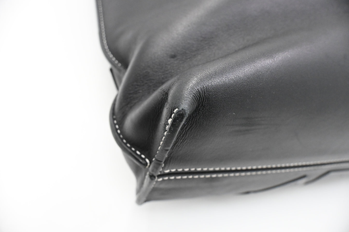 Loewe Wallet Puzzle Tote in Black Leather