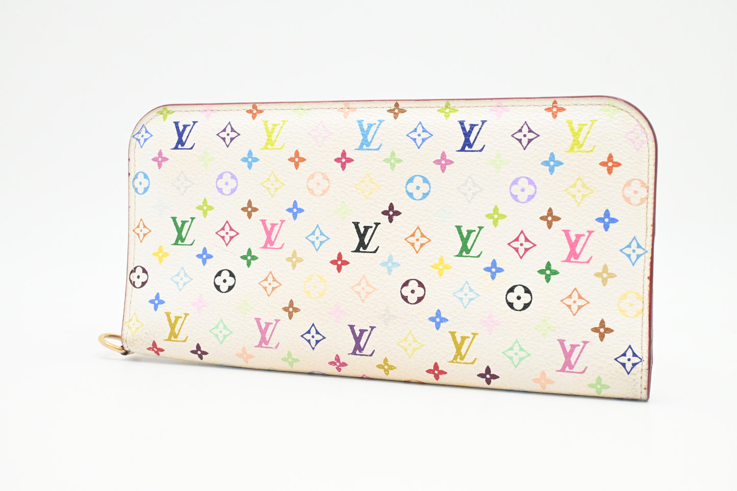 Louis Vuitton Insolite Wallet in White Multicolor Monogram Canvas