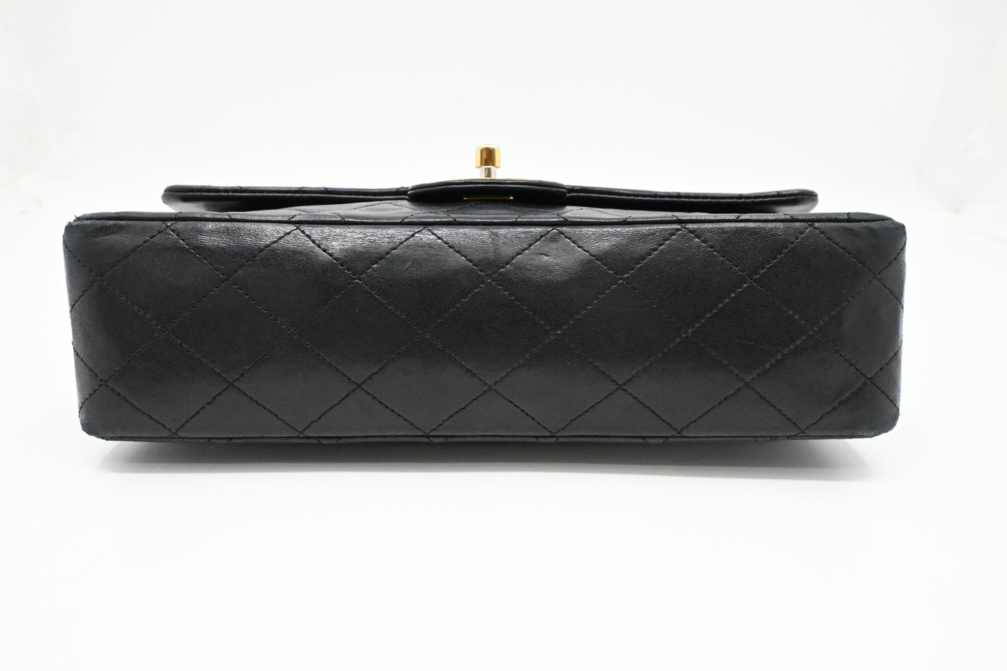 Chanel Medium Double Flap in Black Matelassé Leather