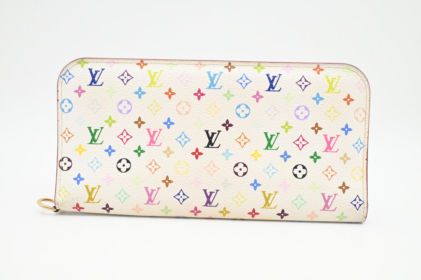 Louis Vuitton Insolite Wallet in White Multicolor Monogram Canvas