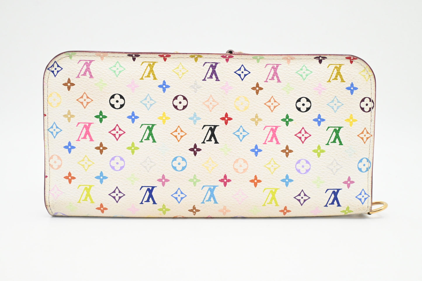 Louis Vuitton Insolite Wallet in White Multicolor Monogram Canvas