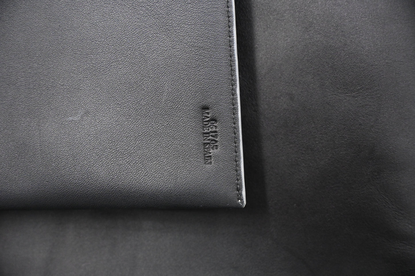 Loewe Wallet Puzzle Tote in Black Leather